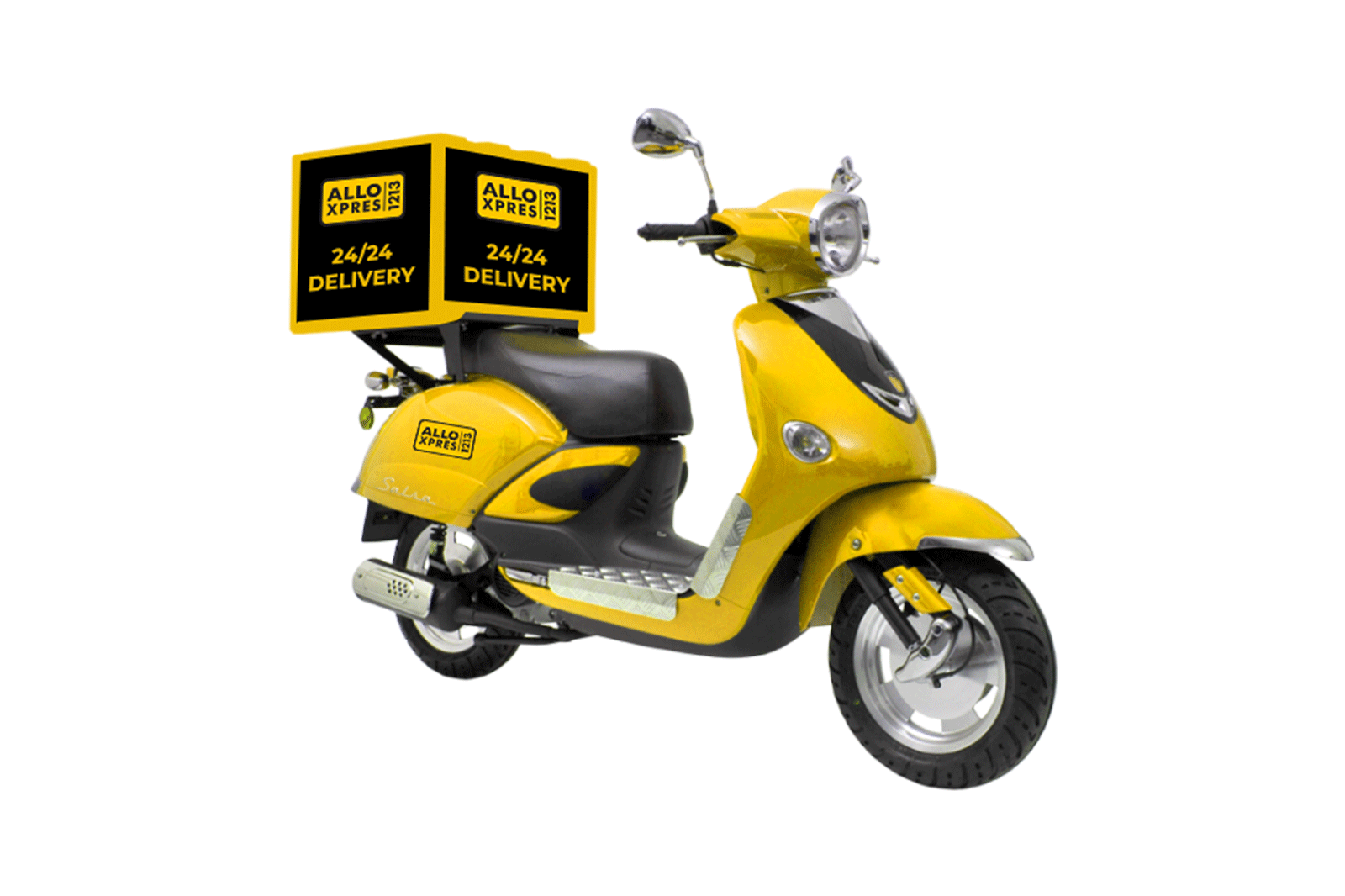 allo delivery bike